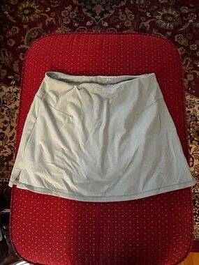 Light Sage Casual Skort